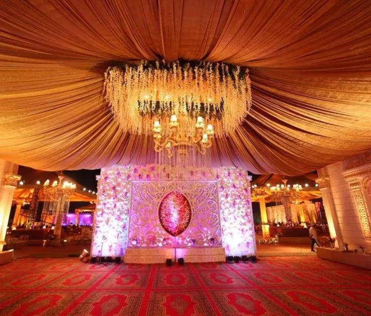 The golden crown resort inside lighting