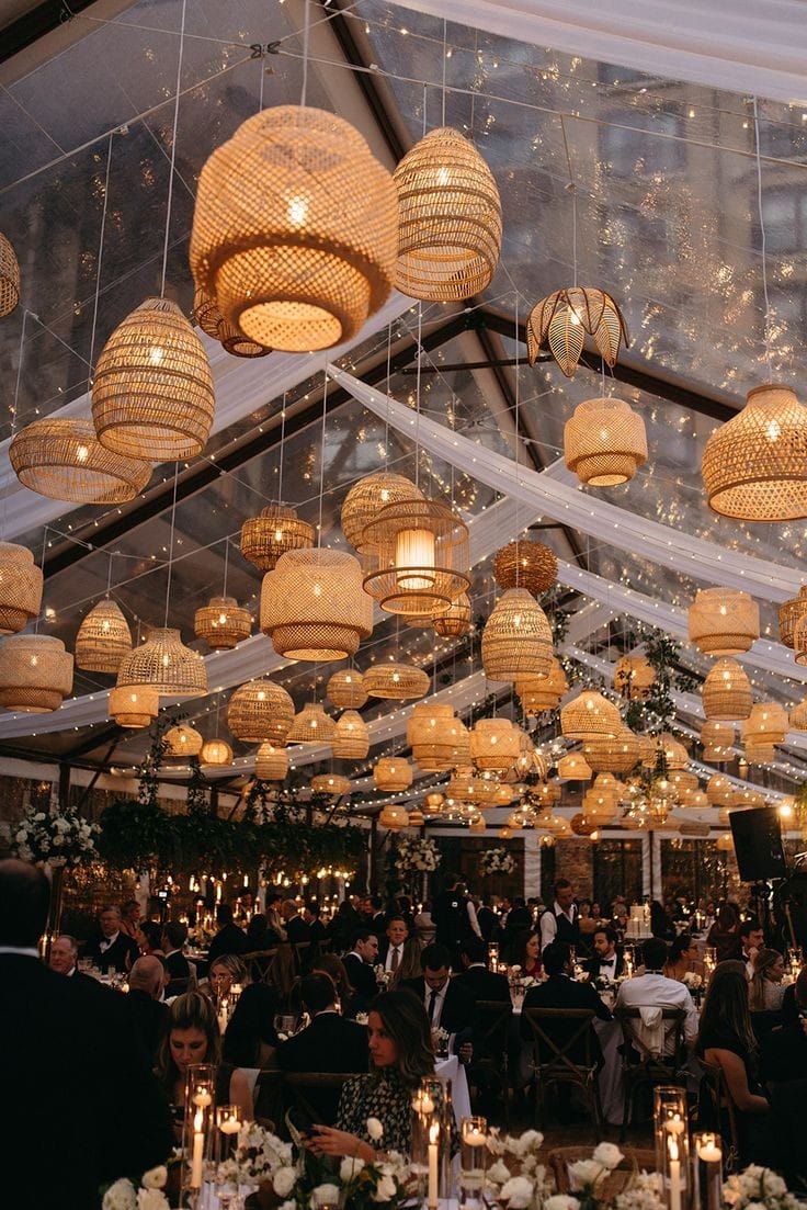 The Golden Crown night decoration crowd